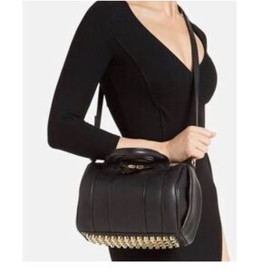 Alexander Wang Rockie Studded Lambskin Leather Bag